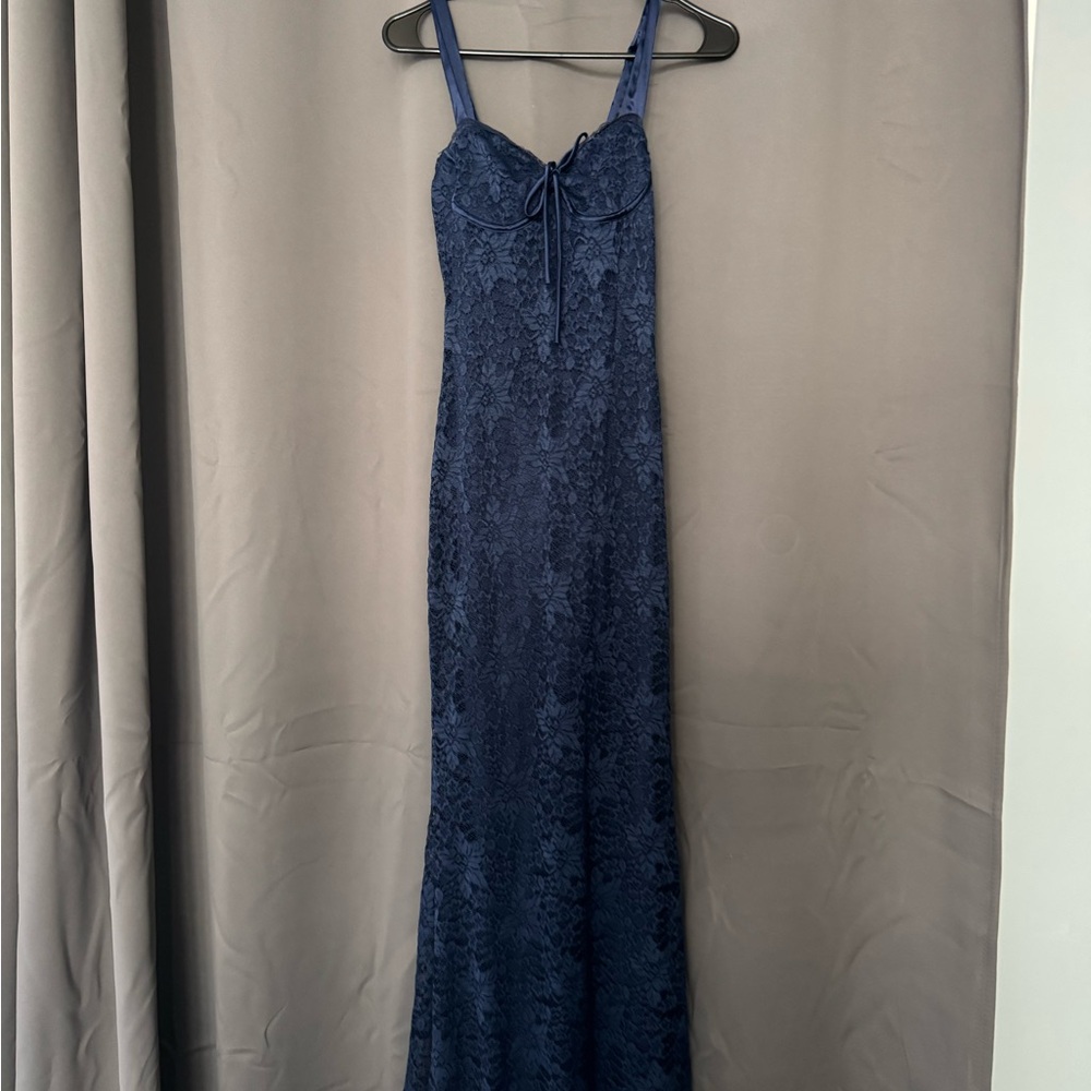 Thirty Thirty navy lace bodycon dress